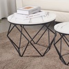 Image 1: Lot de 2 tables basses rondes