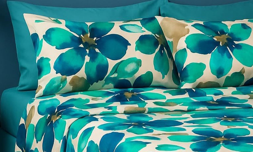 Image 24: Completo letto matrimoniale 100% cotone di Bassetti