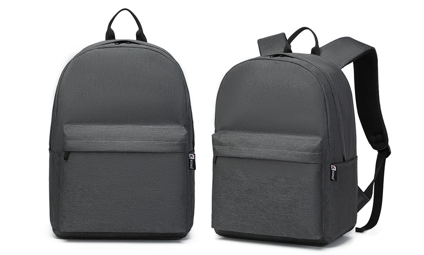 Image 6: Mochila escolar con correas acolchadas y múltiples bolsillos