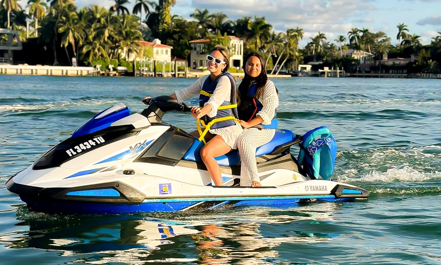 Image 1: Up to 86% Off on Jet Ski Rental at Nicewavesmiami