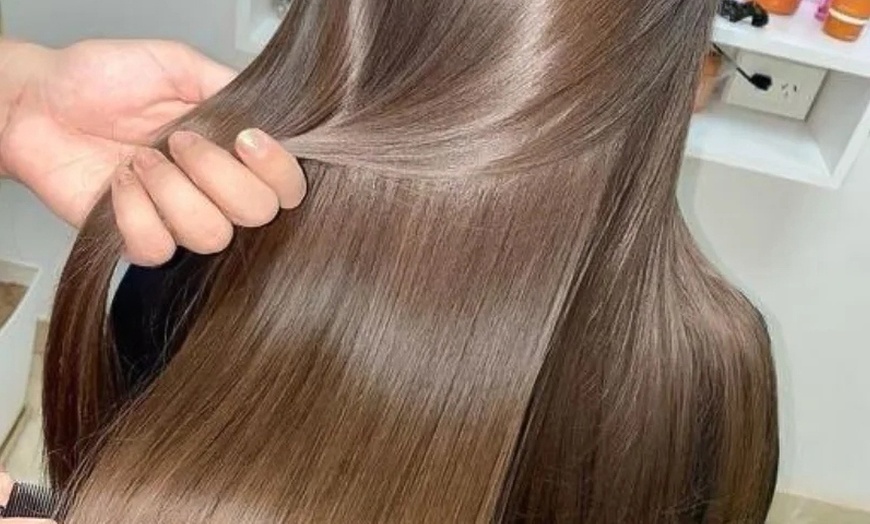 Image 4: Alisado de keratina orgánica con lavado, corte de puntas y peinado 