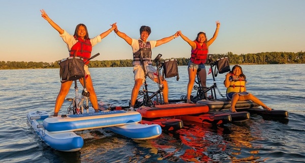 60-Minute Water Bike Rentals: Stable & Beginner-Friendly Toronto Fun