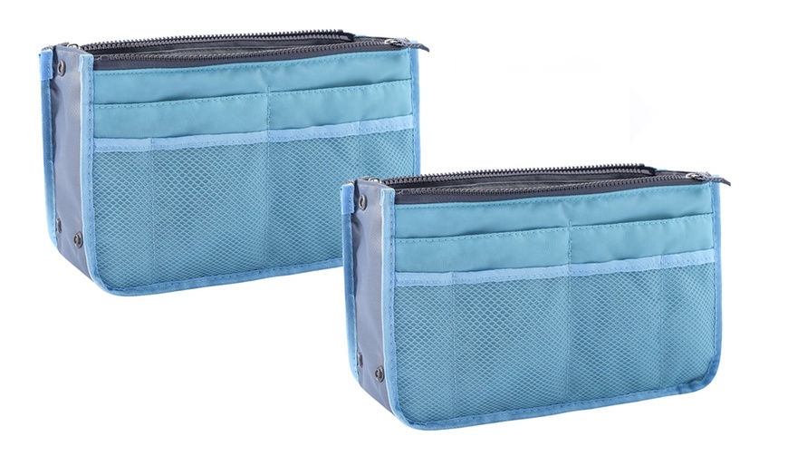 Image 20: 1 o 2 organizadores para bolso con múltiples compartimentos