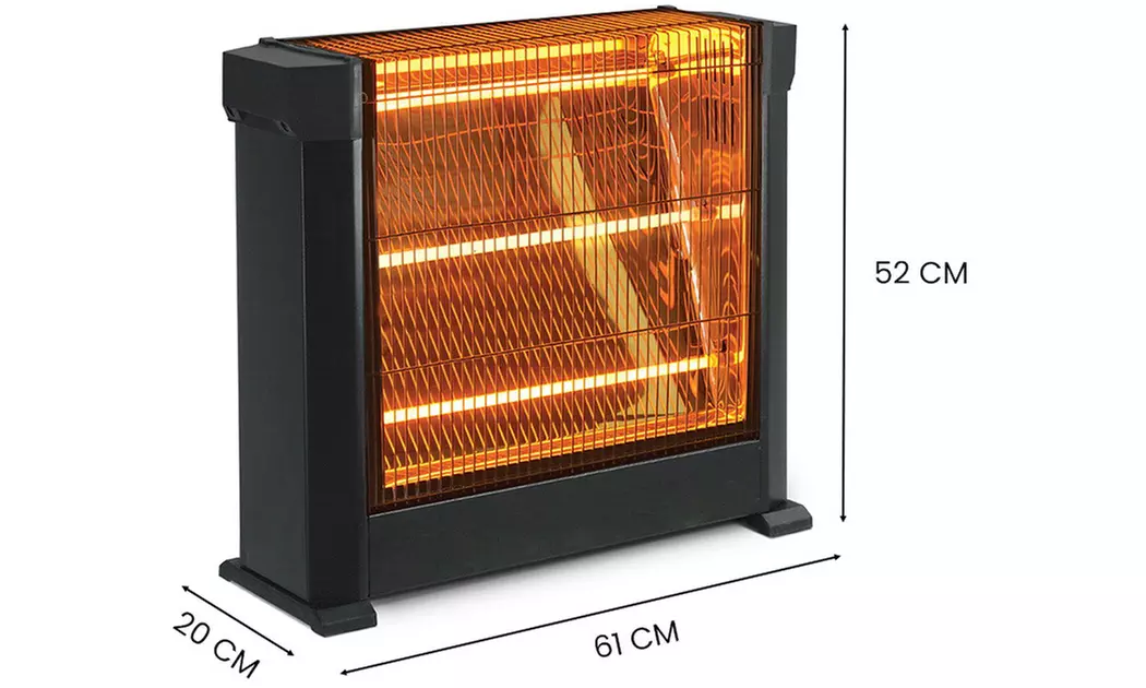 Chauffage infrarouge à 3 éléments à quartz 1800 W - Image 5