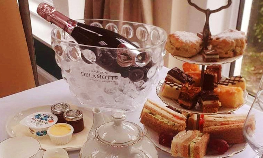 Image 1: Delight in Prosecco Afternoon Tea for 2, 3, or 4 with Scenic Backdrop