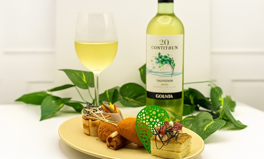 Image 1: Italian Canapés with 2 bottles of Grape / Bubbly for Two, Four, or Six