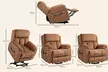 HOMCOM Electric Lift Recliner Chair with Massage, Heat and Remote Control - Second Medium