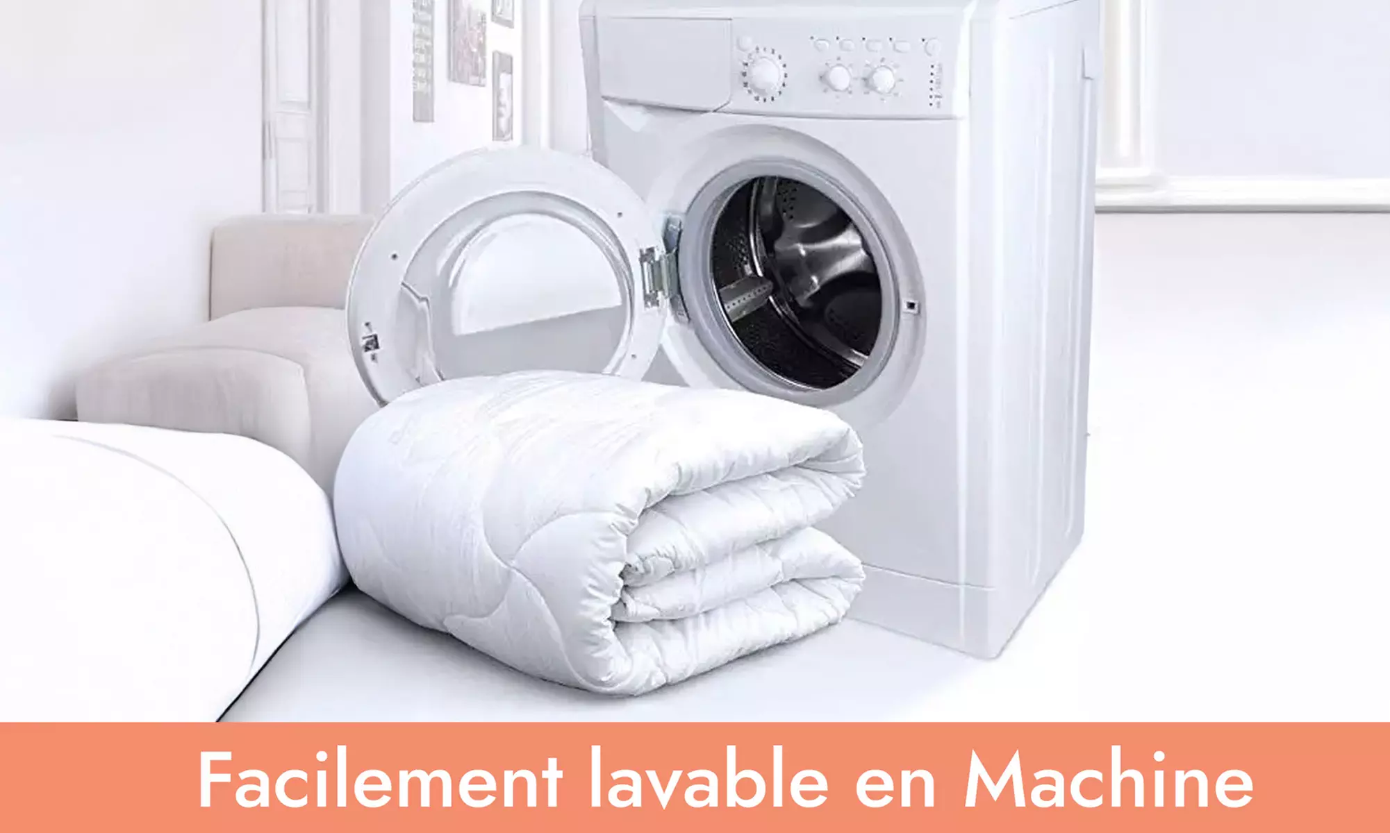 Surmatelas Confort 100 % microfibre imperméable, Sampur