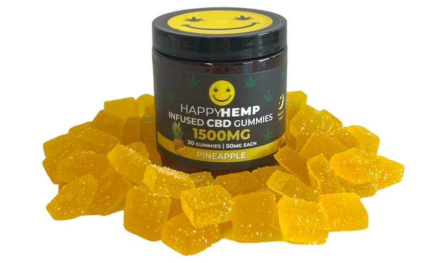 Image 7: Happy Hemp Infused CBD Gummies for Sleep - Broad Spectrum CBD Gummies