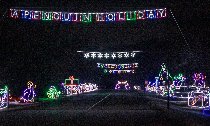 Image 9: Entry to Branson's Premier Drive-Thru Christmas Lights Show