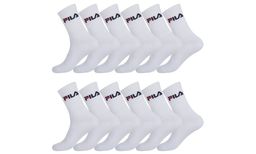 Image 3: Chaussettes tennis Fila homme ou femme lot de 12