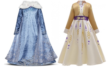 1 o 2 abiti da principessa, disponibili in 5 taglie e 2 colori