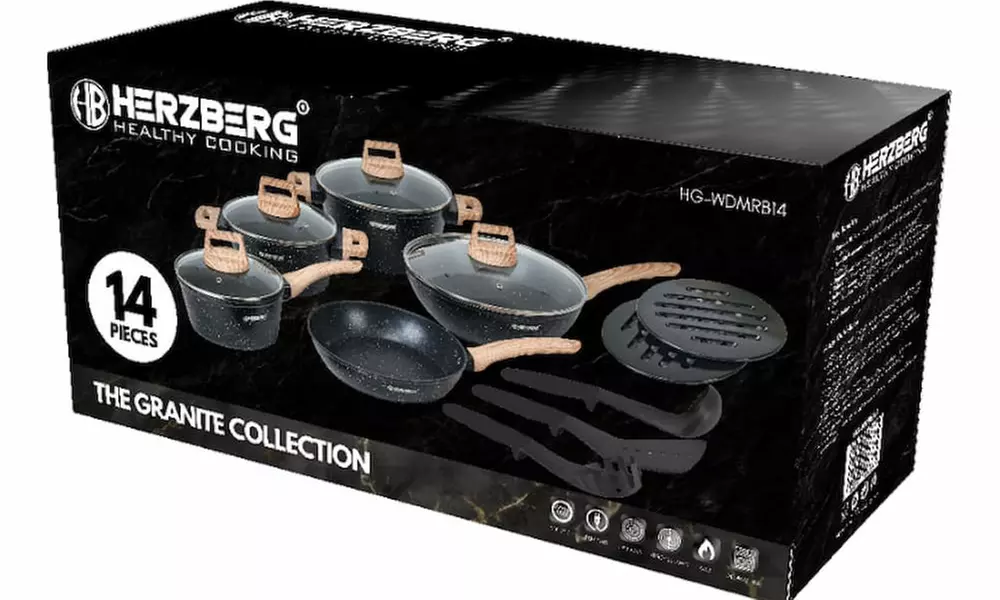 Juego de batería de cocina Herzberg