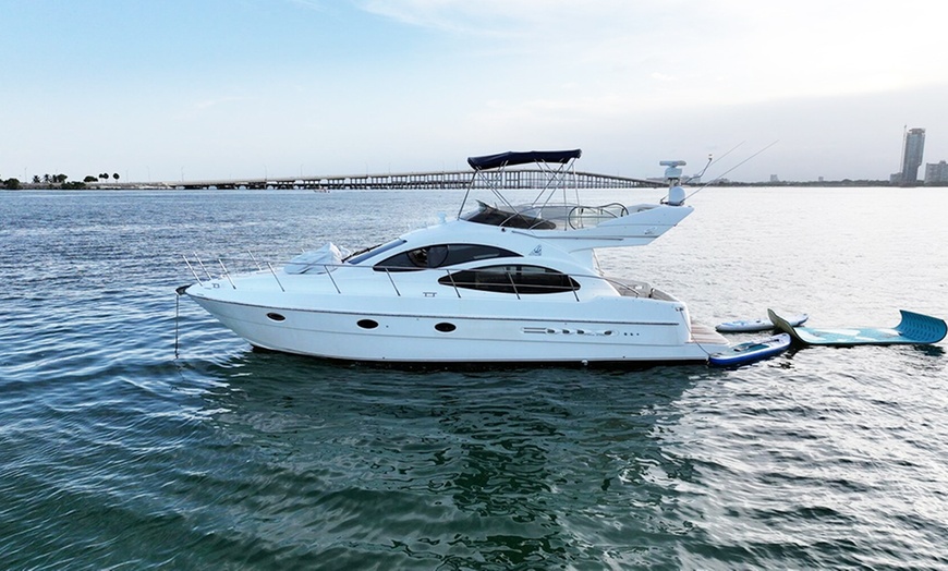 Image 1: Set Sail with a 48-Foot Yacht Rental for Three, Four, or Six Hours