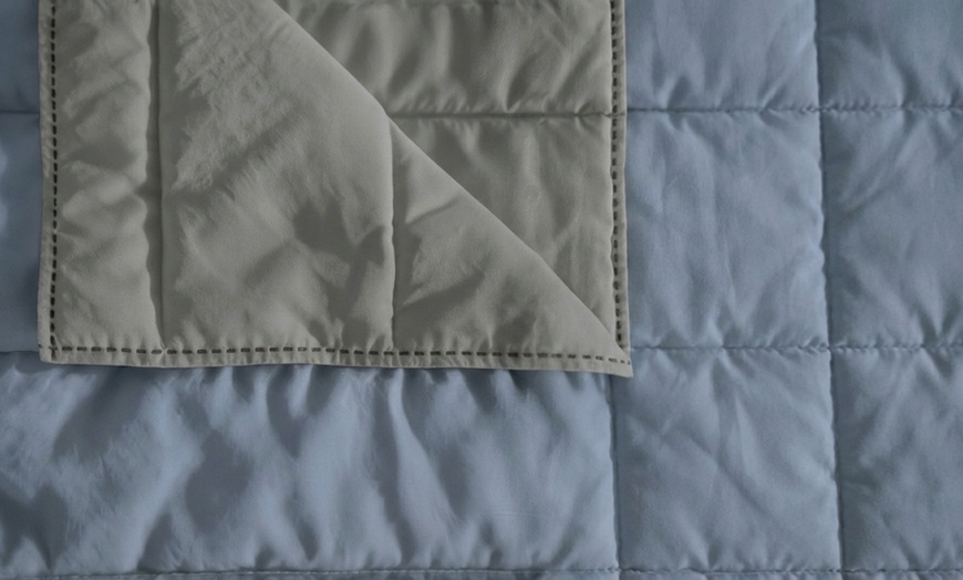 Image 2: Trapuntino Golia double face effetto Water Washed