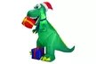 Costway 6Ft Christmas Inflatable Dinosaur Indoor & Outdoor Christmas Decoration - Second Medium