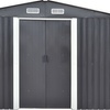 Image 3: Outdoor Metal Garden Storage Shed with an Apex Roof 12ft x 10ft 