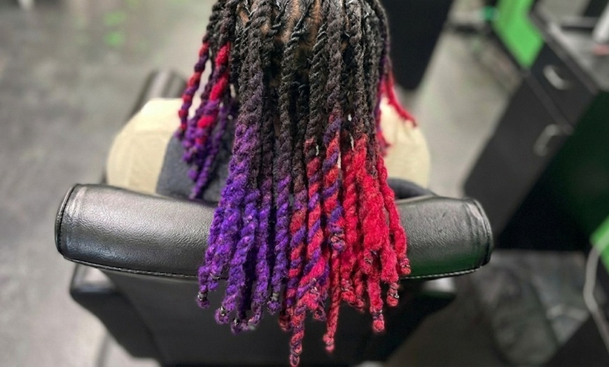 Image 2: Wash & Retwist, Retwist & Style, or The Works - Wash, Retwist & Style