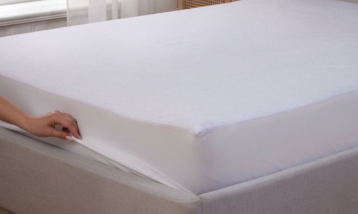 Terry Water-Resistant Mattress Protector - 30cm Deep Fitted Skirt
