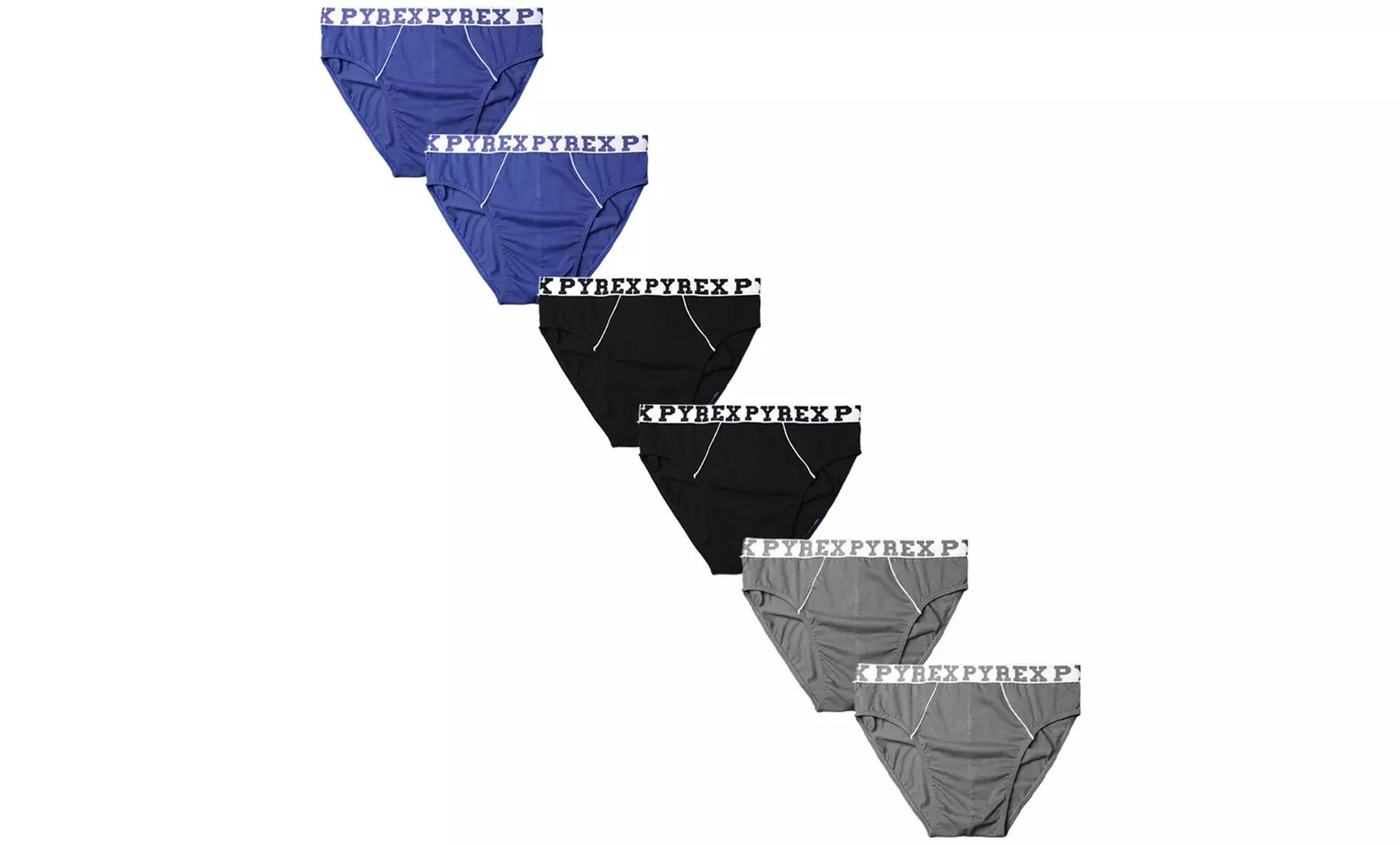 3er- oder 6er-Pack Pyrex Slips oder Boxershorts für Herren