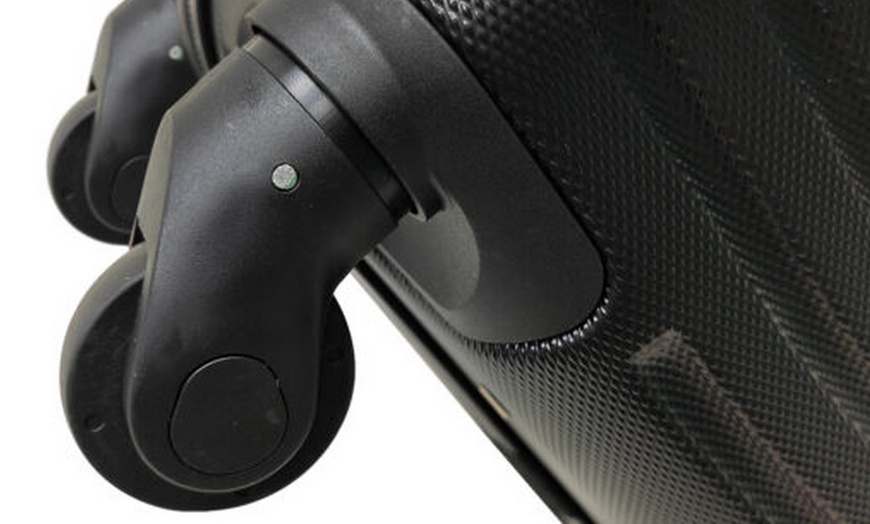 Image 5: 18'' Cabin Suitcase - ABS Hard Shell, Spinner Wheels, Lock