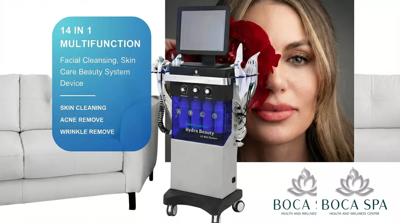 One or Three Pack of Hydra Facial & Red Light - Dermaplaning Optional