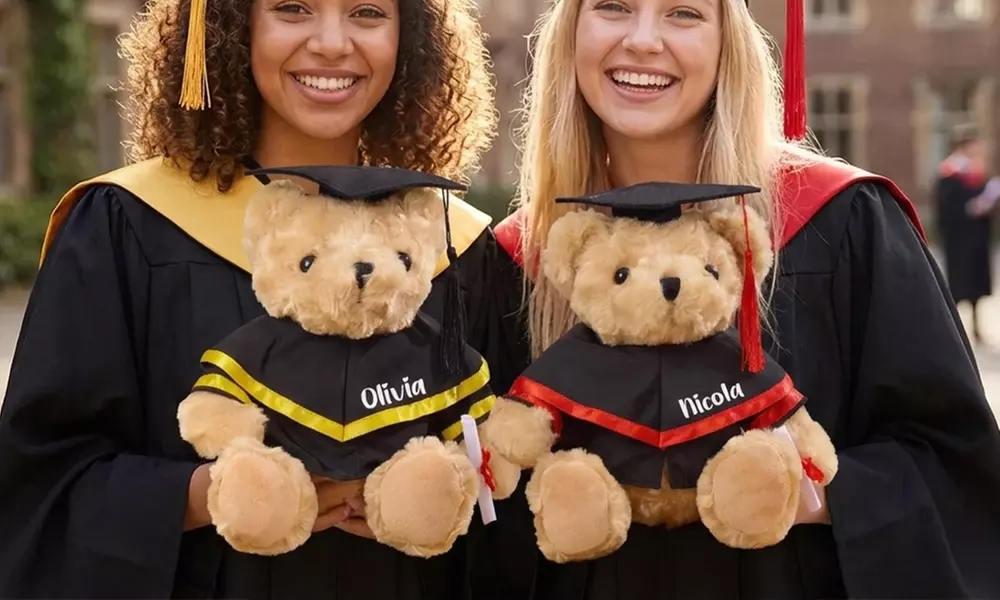 Custom Graduation Plush Toys – Personalized Embroidered Name Plush Toys | Gift for Kids & Family | Soft & Unique Keepsake