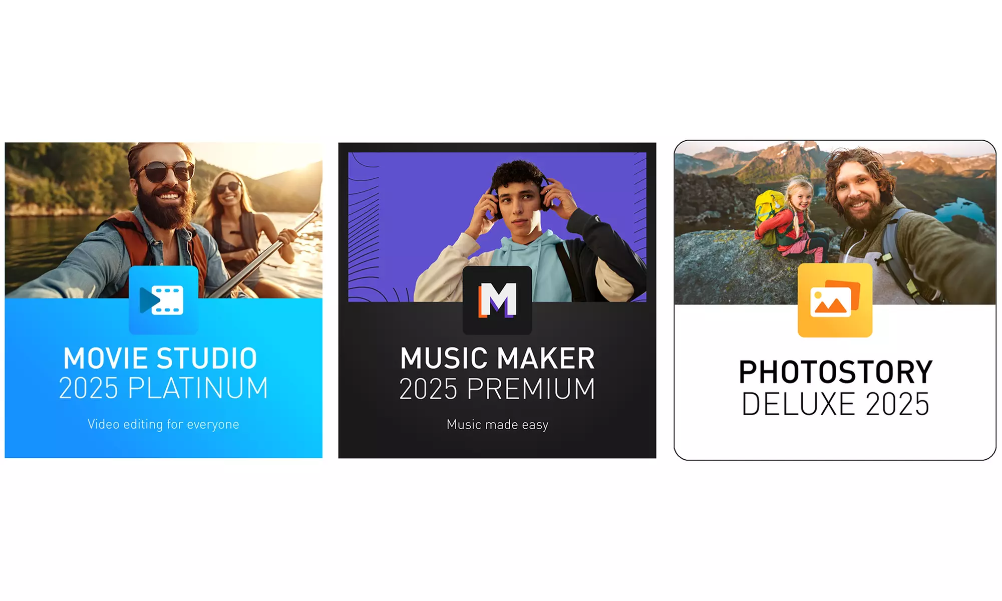 MAGIX Editing Tools: Photostory Deluxe 2025, Music Maker 2025 Premium, or Movie Studio 2025 Platinum (Up to 35% Off)  - Primary Image