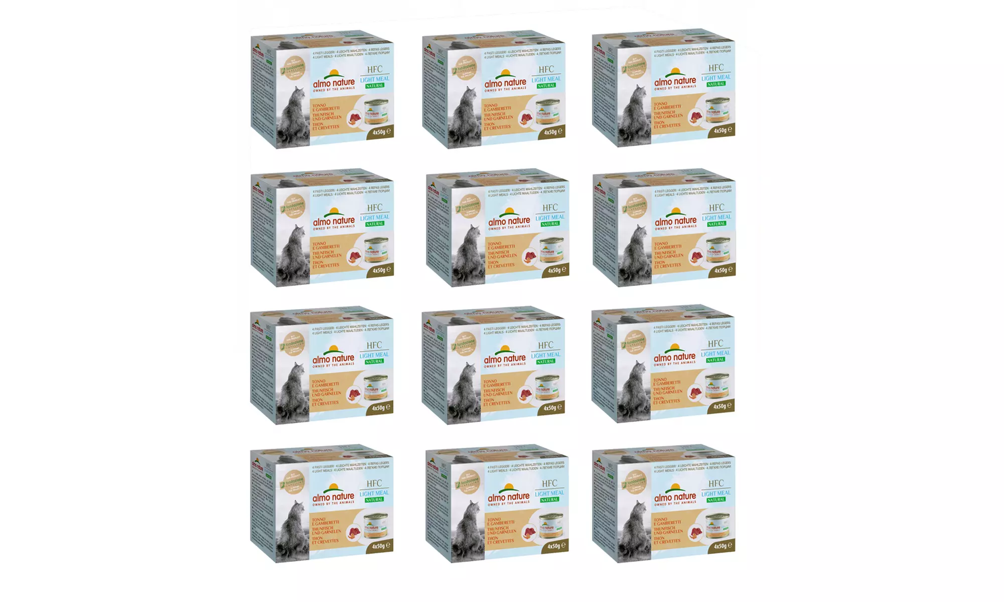 Fino a 96 scatolette di cibo umido per gatti Almo Nature HFC