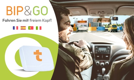 Badge zur elektr. Mautzahlung für Reisen auf Autobahnen in Frankreich, Spanien, Portugal und Italien (inkl. Versand) - Bip&Go