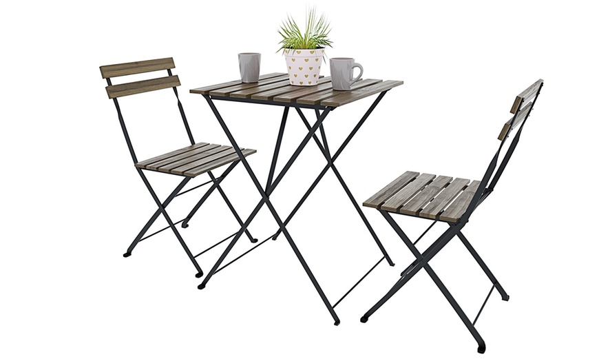 Image 2: Set bistrot Hanoi con 1 tavolino e 2 sedie