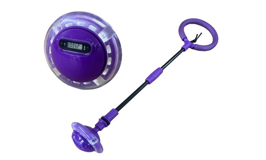 Image 4: LED Ankle Skip Ball with Counter