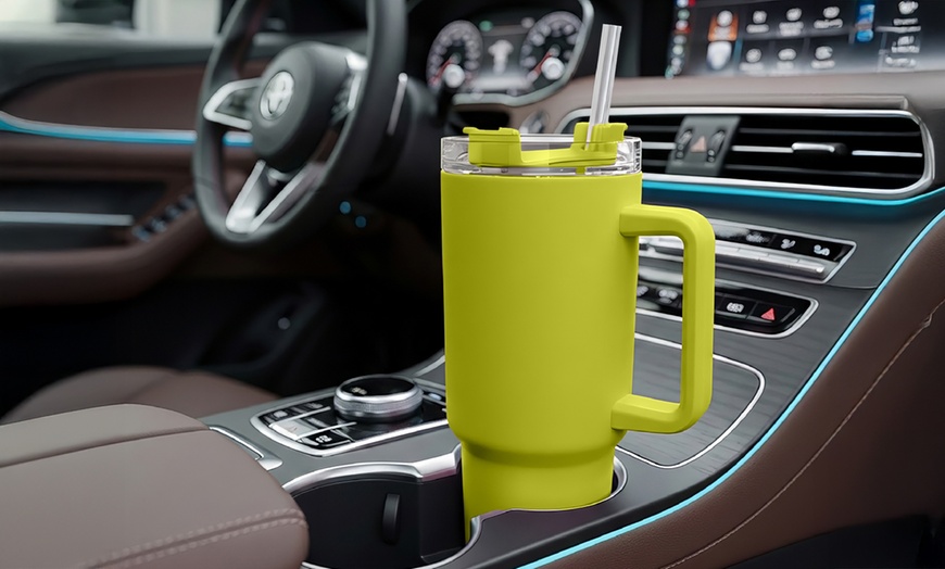 Image 9: Borraccia termica con cannuccia da 1200 ml