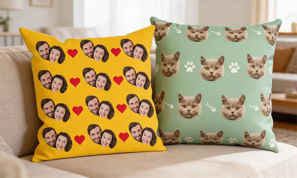 Personalisiertes Fotokissen