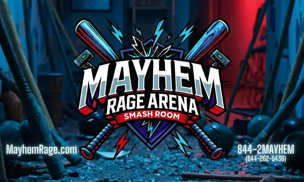 Unleash & Destress: Experience Immersive Rage Room Sessions at Mayhem Rage Arena (Up to 52% Off) - Primary Image