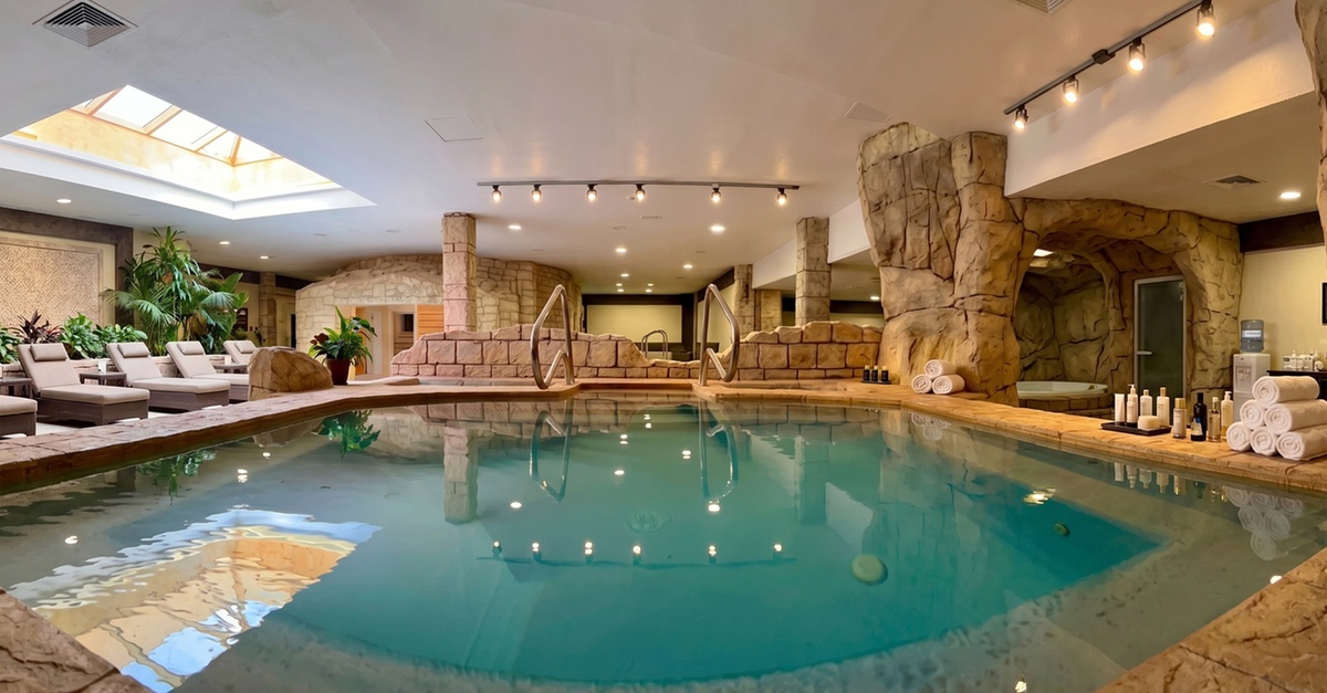 Circuito spa con hidromasaje, sauna y baño de vapor en Tenerife