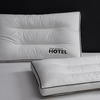 Image 4: 100% Cotton Five Star Hotel Pillow 2 Pack Set