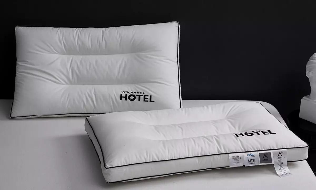 100% Cotton Five Star Hotel Pillow 2 Pack Set