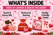 Valentine’s Day Gift Box with Candy, Chocolates, Teddy Bear & Brand-Name Snacks - Second Medium