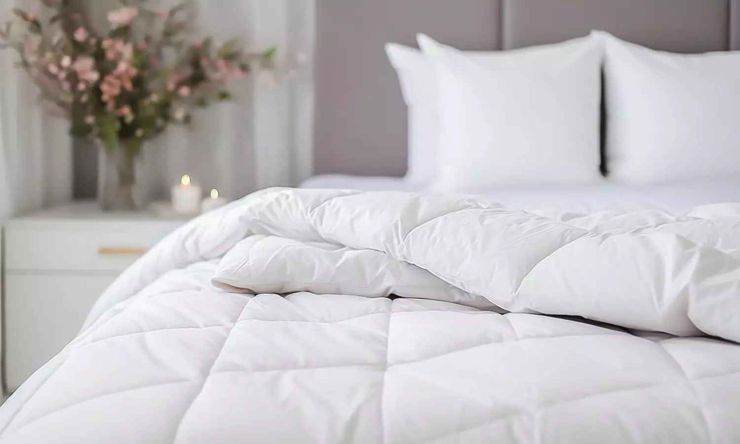 Edredón hipoalergénico, antiácaros y ligero para verano de 100 gramos - Primary Image