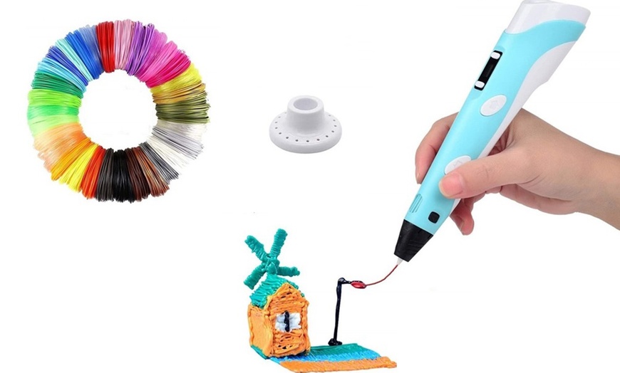 Image 8: 3D-Stift mit LCD-Bildschirm und/oder 3 m PLA 3D-Filamente