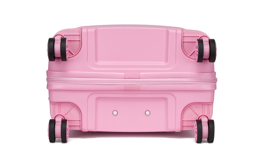 Image 20: Kono 6-Piece PP Hardshell TSA Lock Suitcase Set
