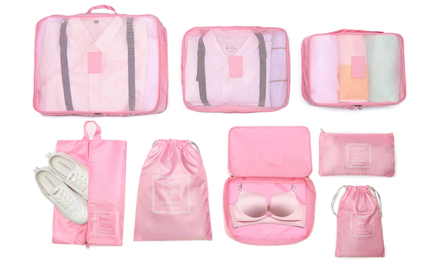 Image 12: Maleta o juego de maletas de ruedas con set de bolsas organizadoras