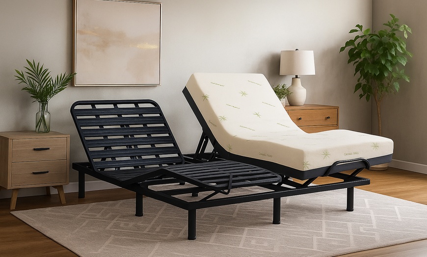 Image 1: Sommier électrique de relaxation Orthoflex à plots