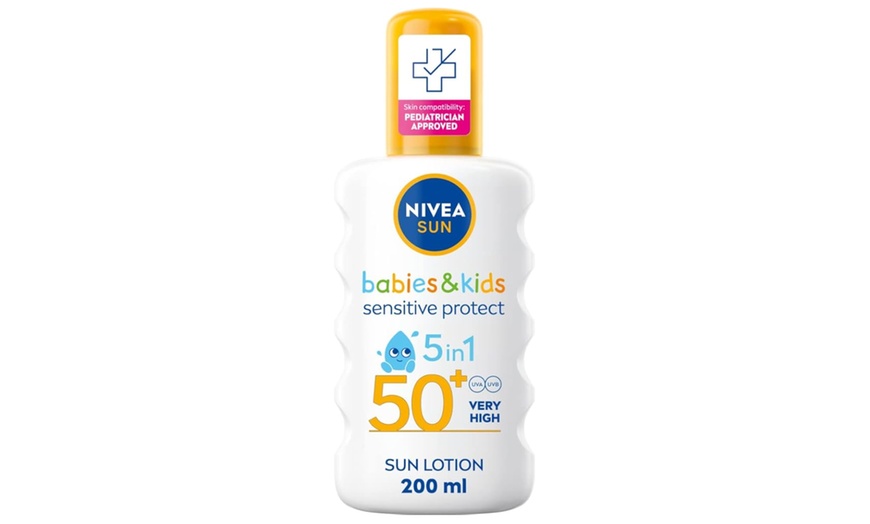 Image 2: Up to Three Packs of Nivea Sun Kids Protect and Sensitive Sunscreen 