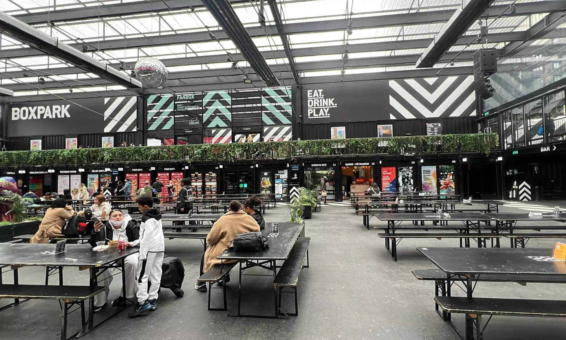 Savor a Diverse Asian-Inspired 2-Course Meal with Drink in BoxPark