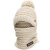 Image 9: Womens Winter Hat Warm Thick Cap Scarf Knit Ski Beanies