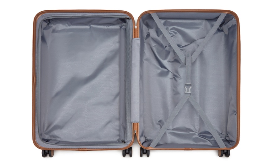 Image 5: 1x oder 3x Kono Reisekoffer inkl. Reisetasche und Kulturbeutel