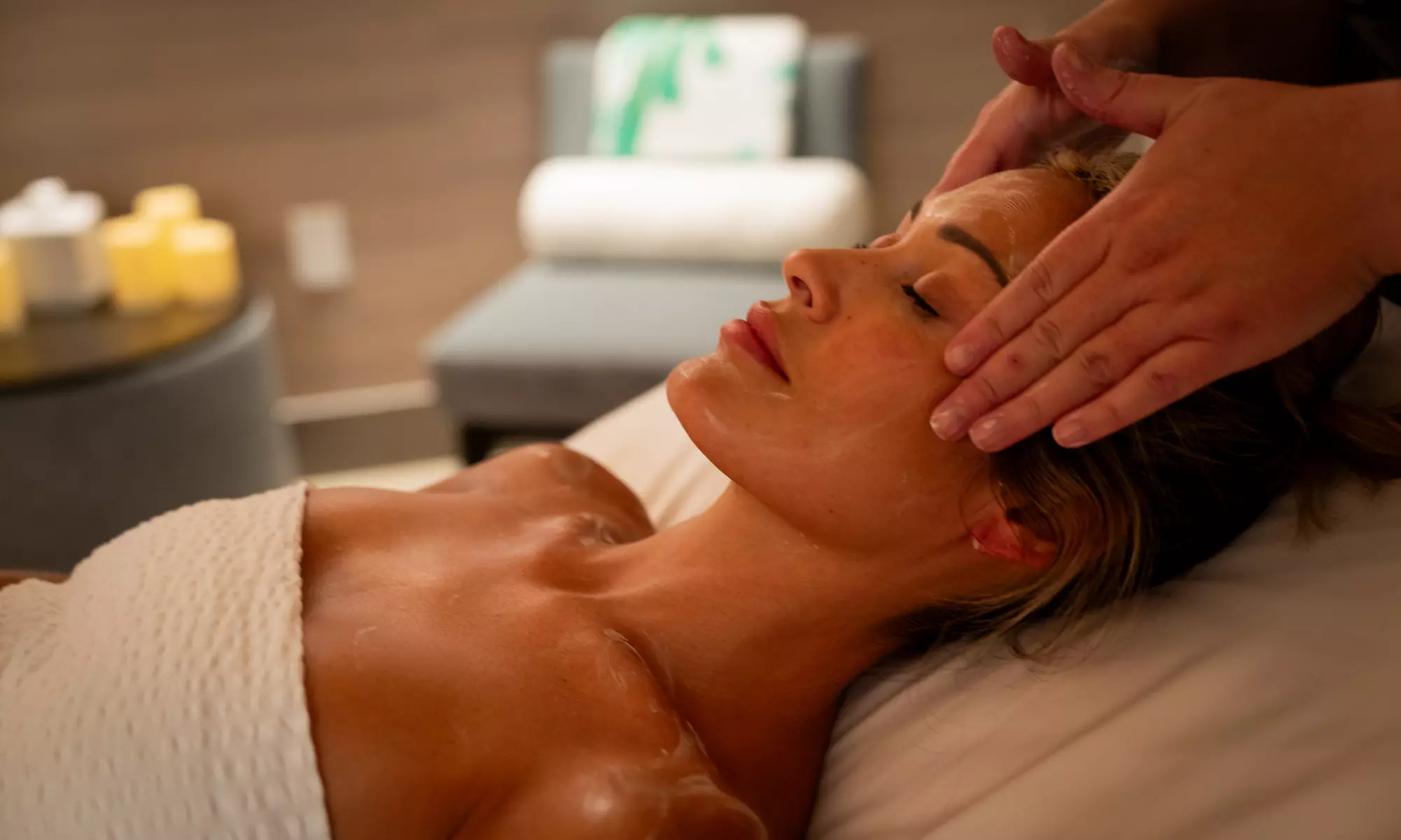 Seaside Facial and Tropical Sugar Scrub with Pool, Gym, Lounge & Valet