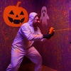 Image 1: Admission for 1, 2, 4 or 6 to Halloween Glow & Gore Spatter Paint Room